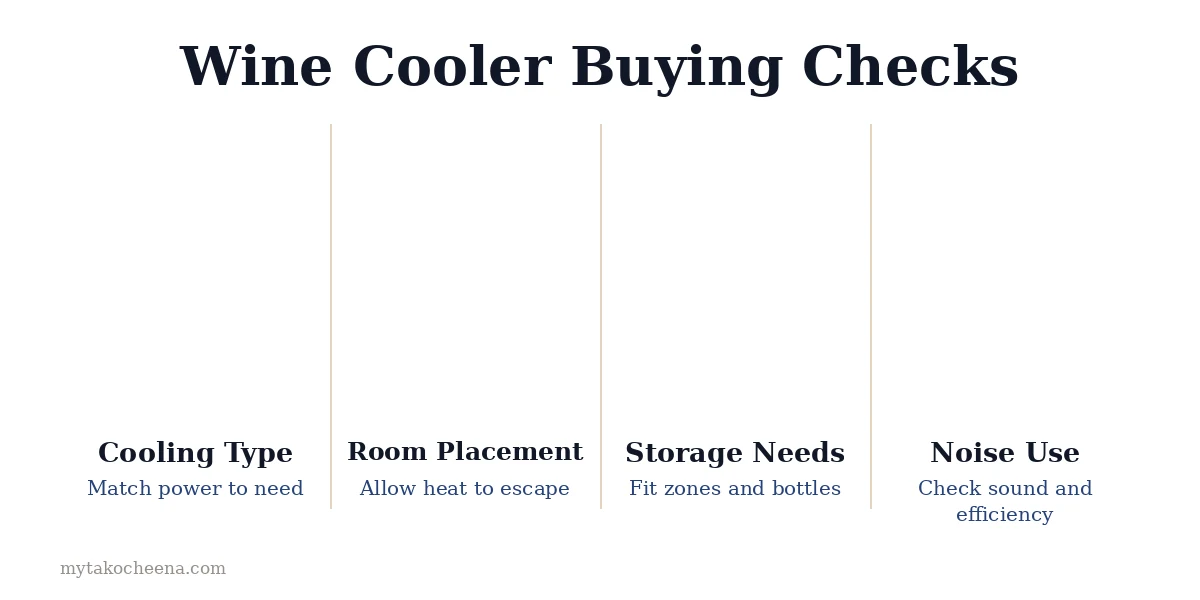 Thermoelectric vs Compressor Wine Coolers Explained: Cooling Type, Room Conditions, Ventilation Space, Fit and Access.