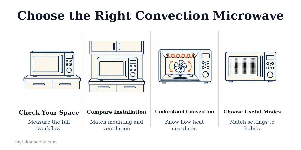 Before You Buy a Convection Microwave Oven: Check Your Space, Understand Convection, Match Your Habits, Compare Key Features.